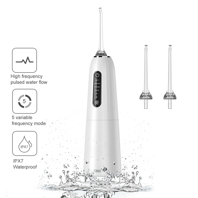Drahtloses Wasser Flosser, zahnmedizinisches Mund-Irrigator FC2661 Nicefeel mit 5 Modi