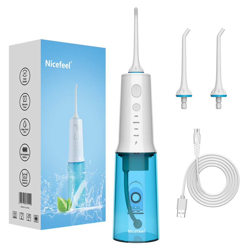 Nicefeel-Zahnpflege tragbarer drahtloser Mund-Wasser-Behälter Irrigator 300ml stark