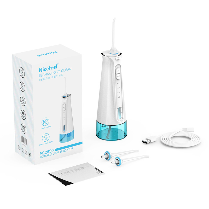 Professionelles drahtloses zahnmedizinisches Mund-Irrigator 300ML für Zähne 3 Modi gummieren Massage