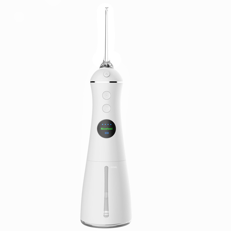 IPX7 wieder aufladbares Mund-Irrigator 300mL, tragbares Wasser Flosser für das Zahn-Säubern