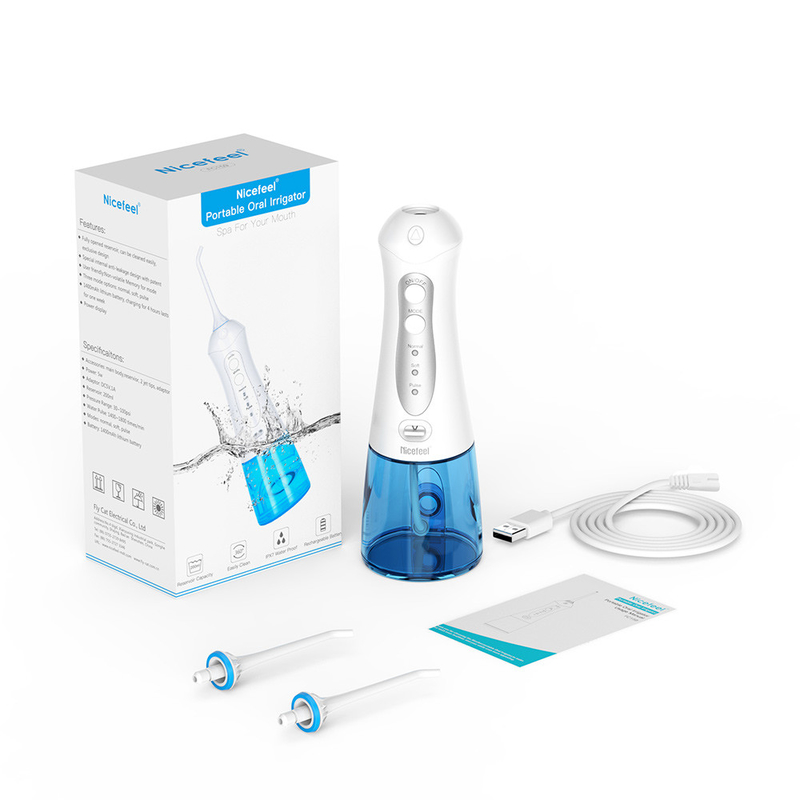 300 ml IPX7 Electric Jet Mini kabelloser tragbarer Mundduschen-Zahnreiniger