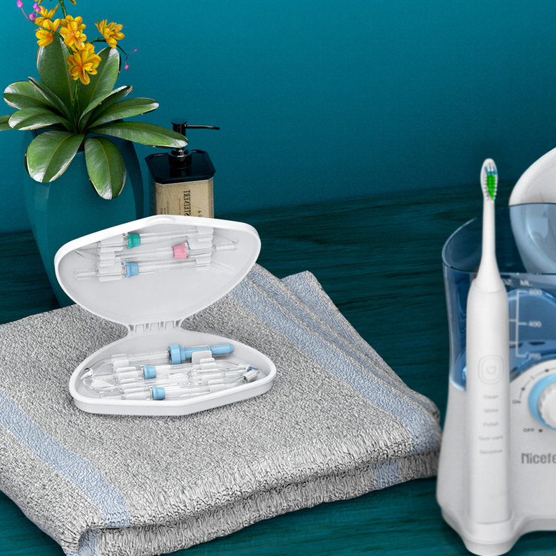 Zahnmedizinischer Weiß Soem-ABS Behälter Produkt-Sonic Toothbrush Water Flosser For-Familien-600ml