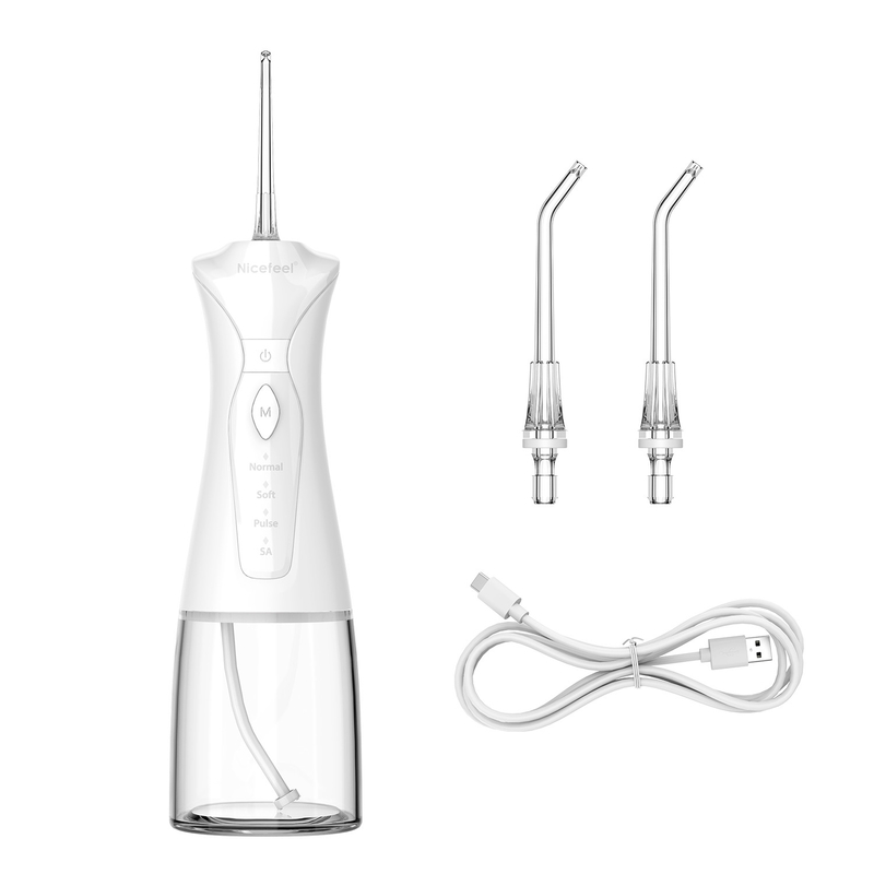 Tragbare Wasser Mundhygiene Nicefeel drahtlose Flosser-Art c-Aufladung