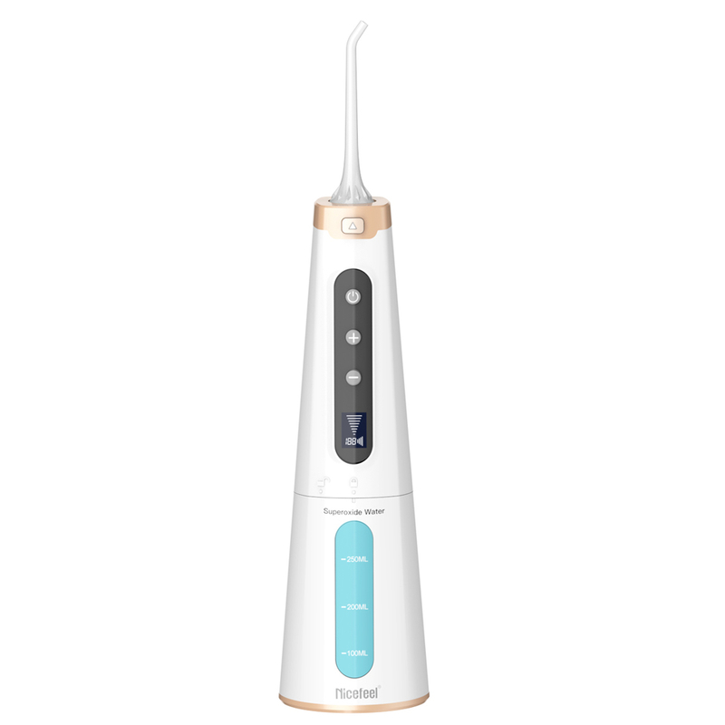 100 - 240 V Ozonwasser Flosser Irrigator mit LED-Licht weiße Farbe