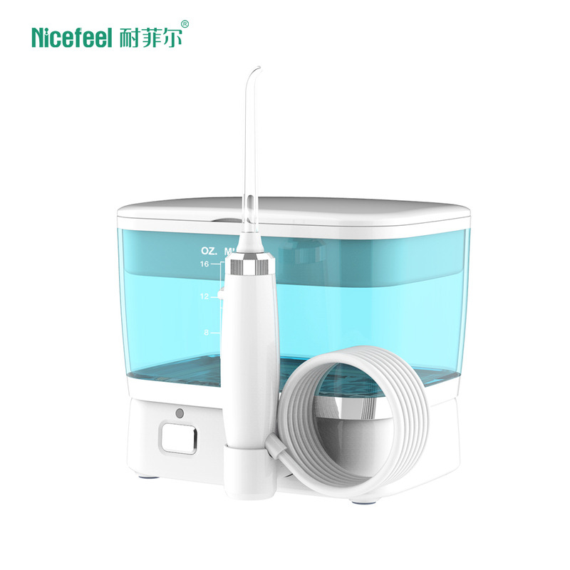 Elektrische Zahnwasserflosser Mundbewässerung mit 3 Modi 2pcs Bürstenkopf