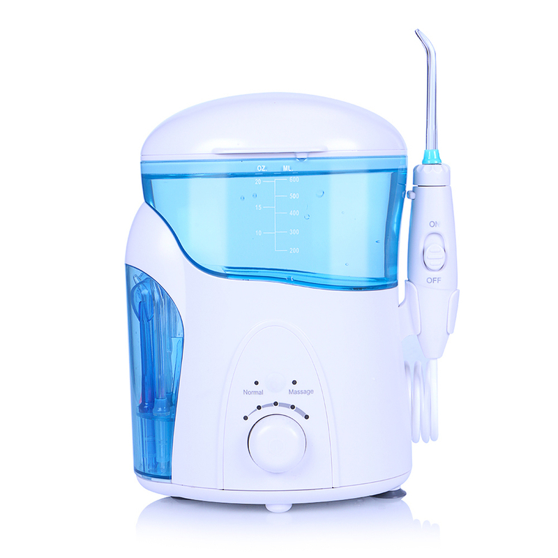 Kompakter und effizienter Zahnwasserflosser 25,5*7,5*7,5cm 4 Stunden Ladezeit