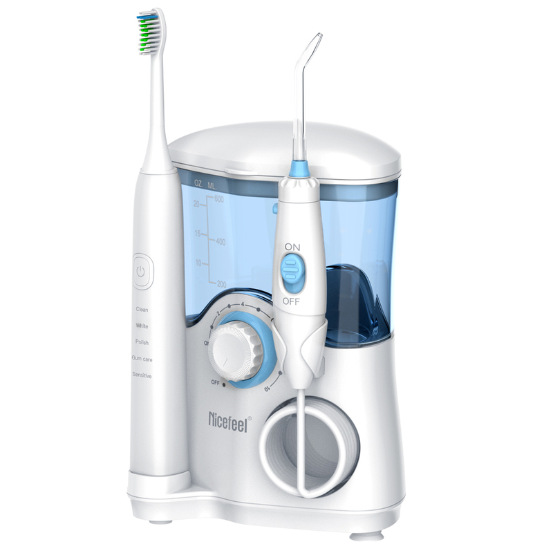 Verbessern Sie Ihre Mundpflege-Routine mit einem 1,8 m langen Schnur-Desktop-Wasserflosser
