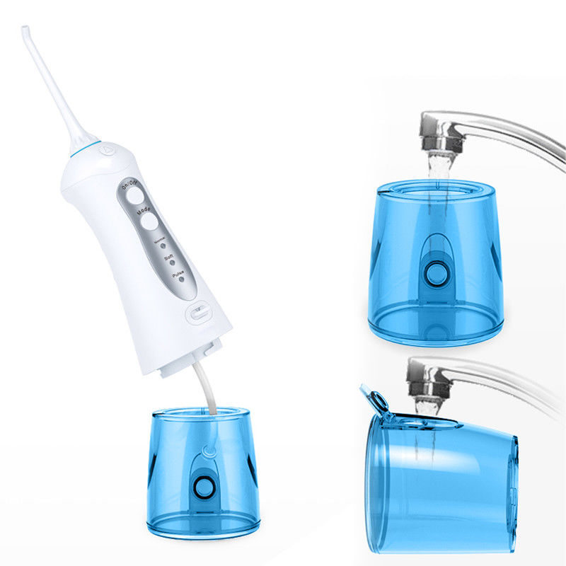 Wasser Flosser drahtlos, tragbarer Zahn-Reiniger mit 3 Modi, starke Reinigung, Behälter des Wasser-300ML, IPX7 wasserdicht