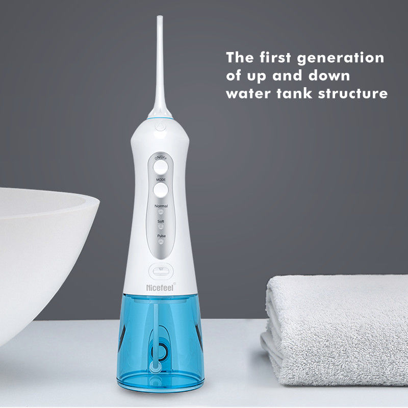 Wasser Flosser drahtlos, tragbarer Zahn-Reiniger mit 3 Modi, starke Reinigung, Behälter des Wasser-300ML, IPX7 wasserdicht