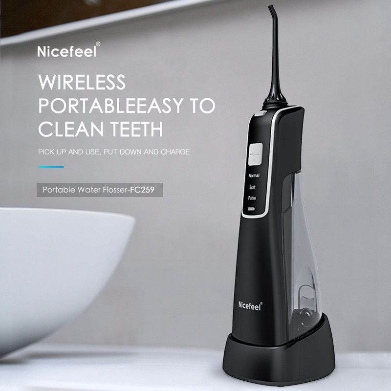 Tragbares drahtloses Aufladungswasser Flosser, Mund-Irrigator-Zähne, die Gummi-Massage (Modelle säubern IPX7, Waterproof/3)