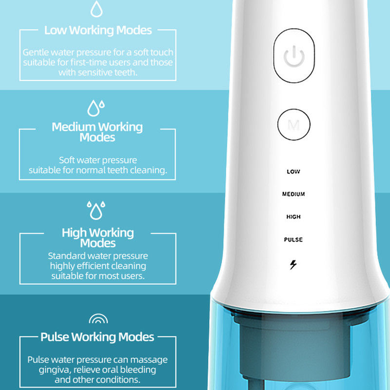 elektrische Mund-Batterie des ultra langen Lebens irrigator DIY Wasser Flosser-Zahnpflege