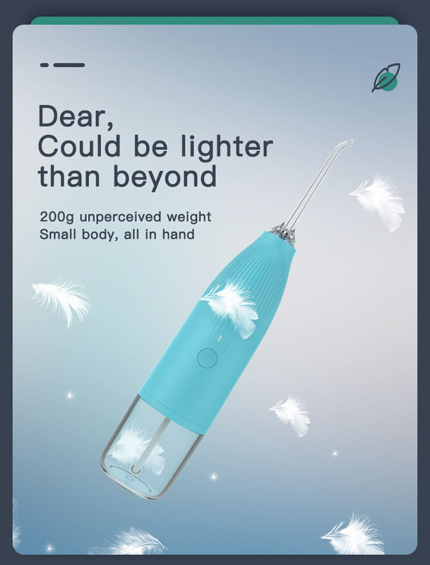 1400-1800 Zeiten/Minute Mini Water Flosser Food Grade-ABS für Zahnpflege