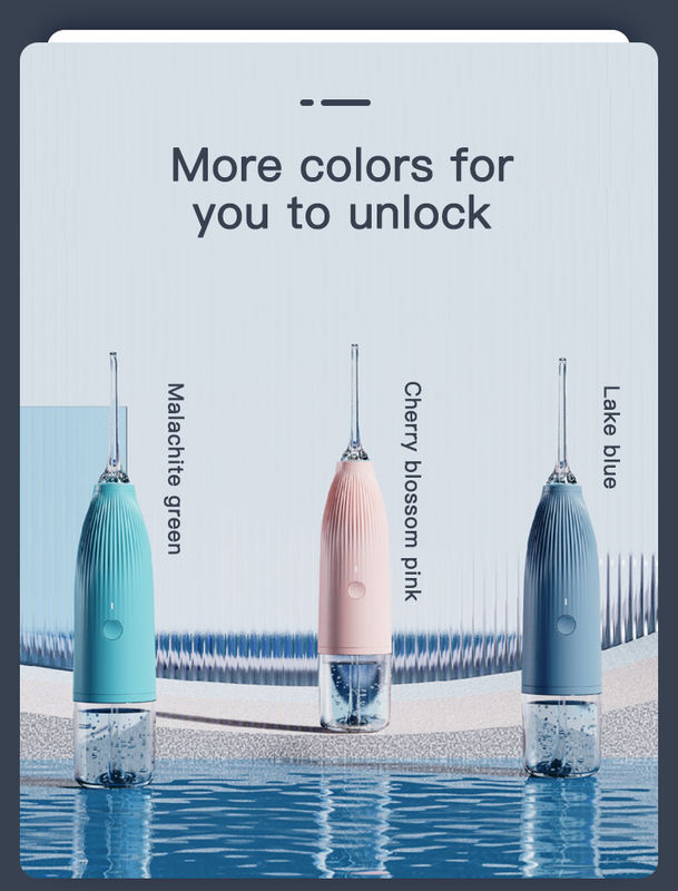 1400-1800 Zeiten/Minute Mini Water Flosser Food Grade-ABS für Zahnpflege