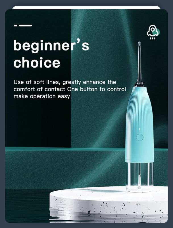 1400-1800 Zeiten/Minute Mini Water Flosser Food Grade-ABS für Zahnpflege