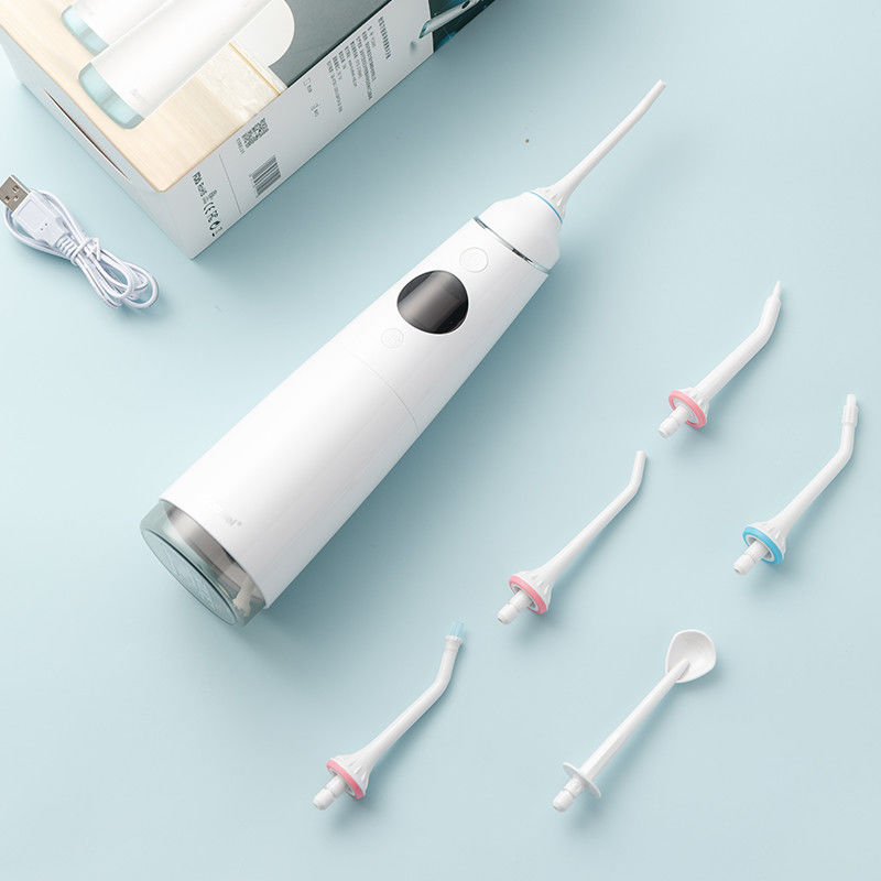 Elektrisches wieder aufladbares DIY-Wasser Flosser Massieren gummiert drahtloses Mund-Irrigator
