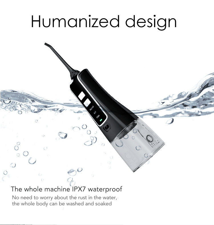 Flosser-Zahn-Reiniger Wasser 1400mAh IPX7 tragbarer Mund-Irrigator drahtloser