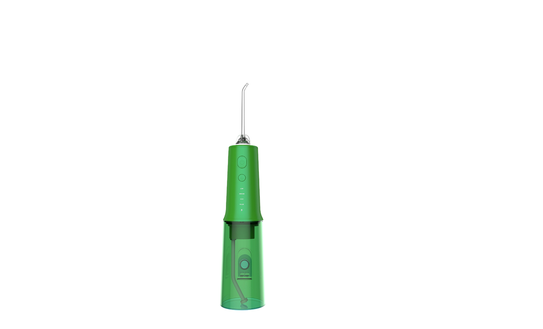 Drahtloser Wasser Flosser-Zahn-Reiniger der Reise-320ml 360 Grad lange Jet Tips drehend