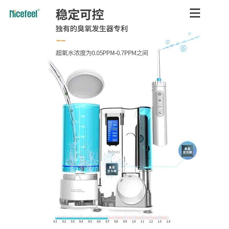 Behälter 600ml Countertop Nicefeel Mund-Irrigator für tägliche Zahnpflege