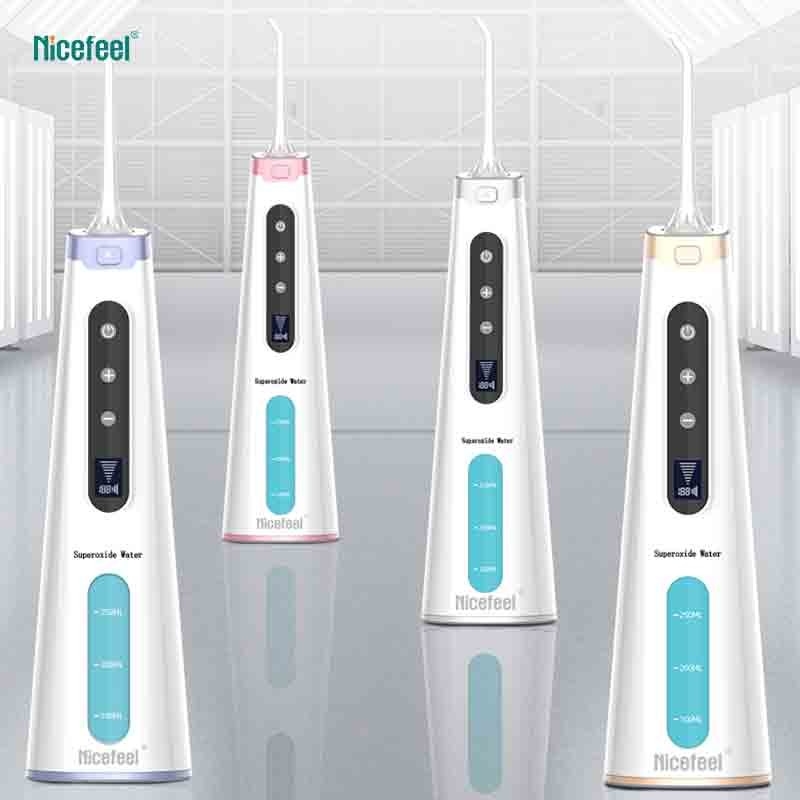 Superoxidewasser Flosser Mund-Irrigator 1600mAh Nicefeel für Zahnpflege
